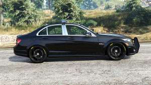 Mercedes-Benz C 63 AMG (W204) Police [replace] - side view