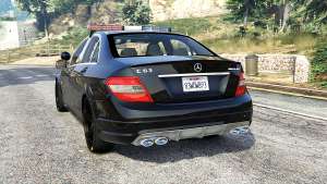 Mercedes-Benz C 63 AMG (W204) Police [replace] - rear view