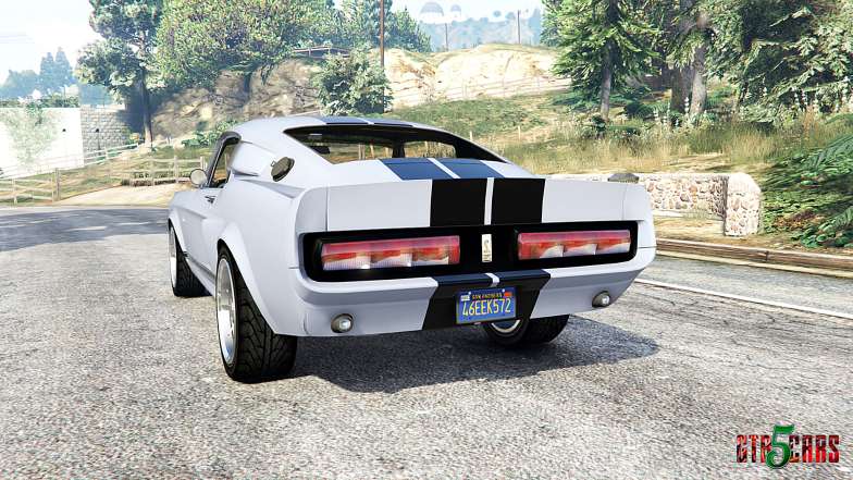 Ford Shelby Mustang GT500 Eleanor 1967 [replace] - rear view