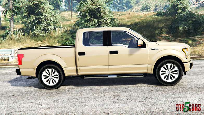Ford F-150 Lariat SuperCrew 2015 v1.1 [replace] - side view