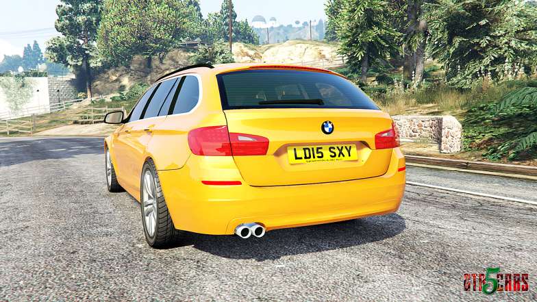 BMW 525d Touring (F11) 2015 (UK) v1.1 [replace] - rear view