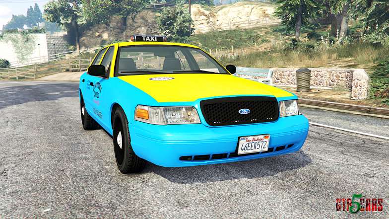 Ford Crown Victoria 2008 Taxi v1.2b [replace] for GTA 5