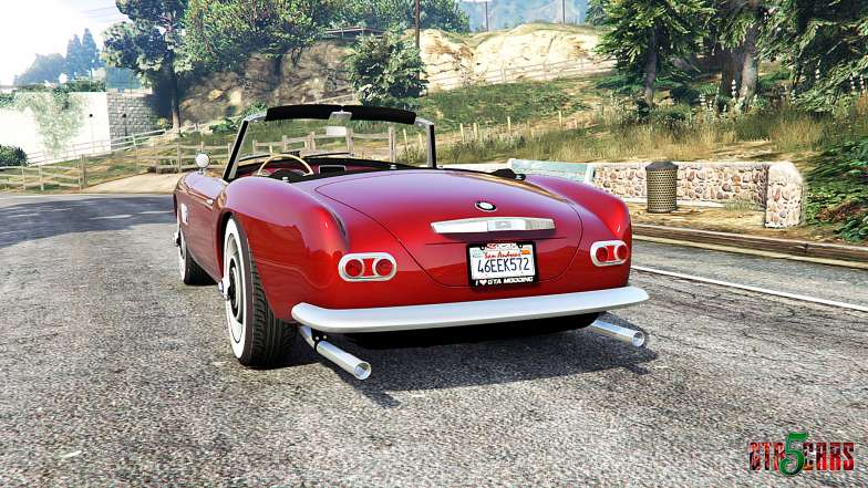 BMW 507 1959 v2.0 [replace] - rear view