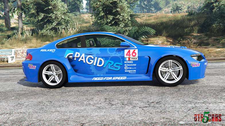 BMW M6 (E63) WideBody Pagid RS v0.3 [replace] - side view