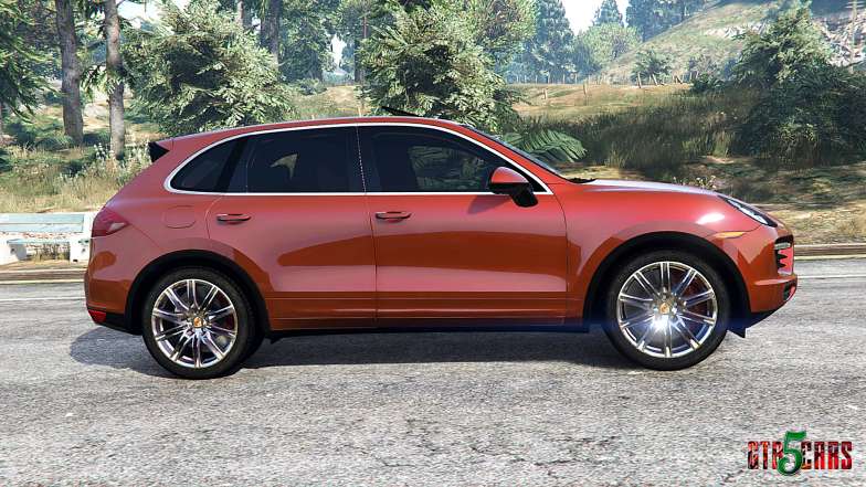 Porsche Cayenne Turbo (958) 2012 [replace] - side view
