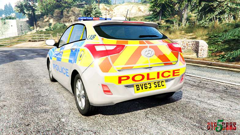 Hyundai i30 (GD) metropolitan police [replace] - rear view