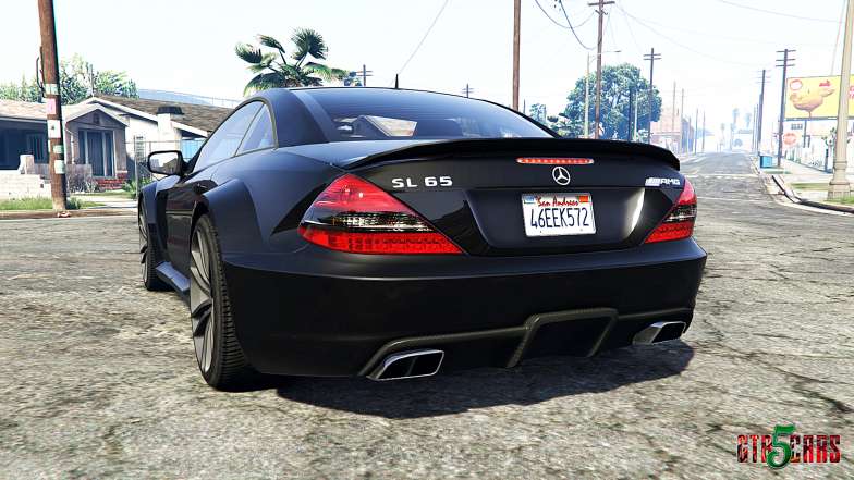 Mercedes-Benz SL 65 AMG (R230) v1.2 [replace] - rear view