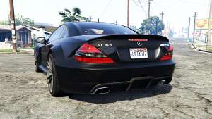 Mercedes-Benz SL 65 AMG (R230) v1.2 [replace] - rear view