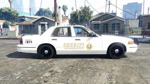 Ford Crown Victoria 1999 Sheriff v1.2 [replace] - side view