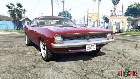 Plymouth Barracuda 1970 v2.0 [replace] for GTA 5