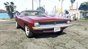 Plymouth Barracuda 1970 v2.0 [replace] for GTA 5