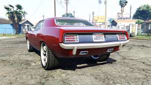 Plymouth Barracuda 1970 v2.0 [replace] - rear view
