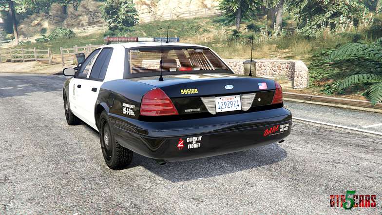 Ford Crown Victoria Police [replace] - rear view