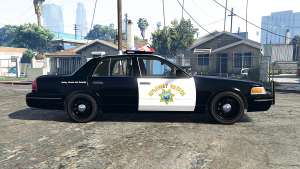 Ford Crown Victoria Highway Patrol [replace] - side view