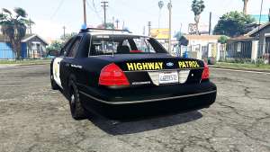 Ford Crown Victoria Highway Patrol [replace] - rear view