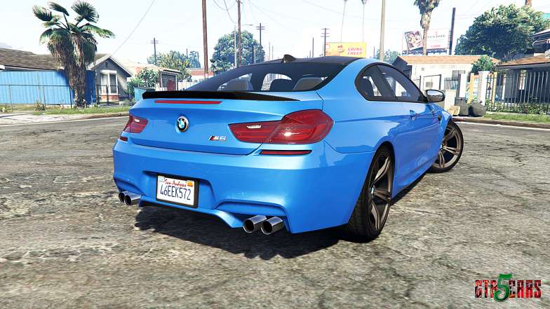 BMW M6 Coupe (F13) [add-on] - rear view