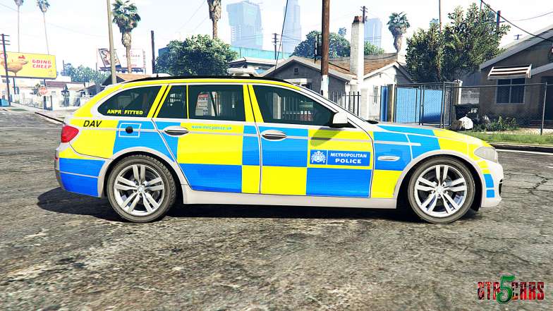 BMW 525d Touring Metropolitan Police [replace] - side view