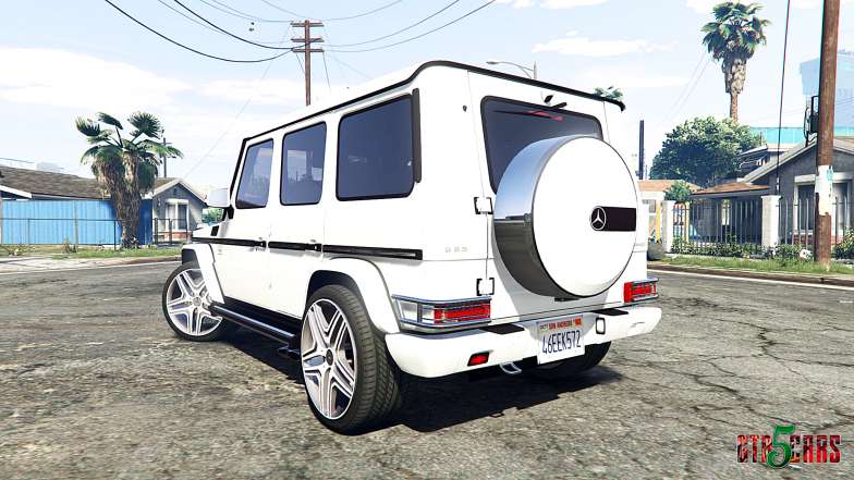 Mercedes-Benz G 65 AMG (W463) v1.1 [replace] - rear view
