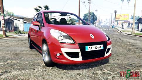 Renault Scenic (JZ) 2009 [replace] for GTA 5