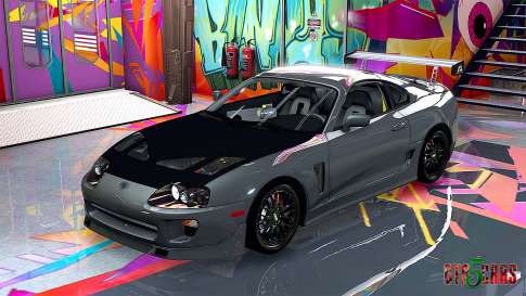 Toyota Supra 1994 for GTA 5 - front view