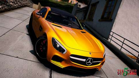Mercedes-Benz AMG GT S 2016 for GTA 5 - front view