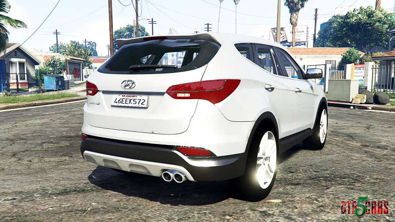 Hyundai Santa Fe (DM) 2013 [replace] - rear view
