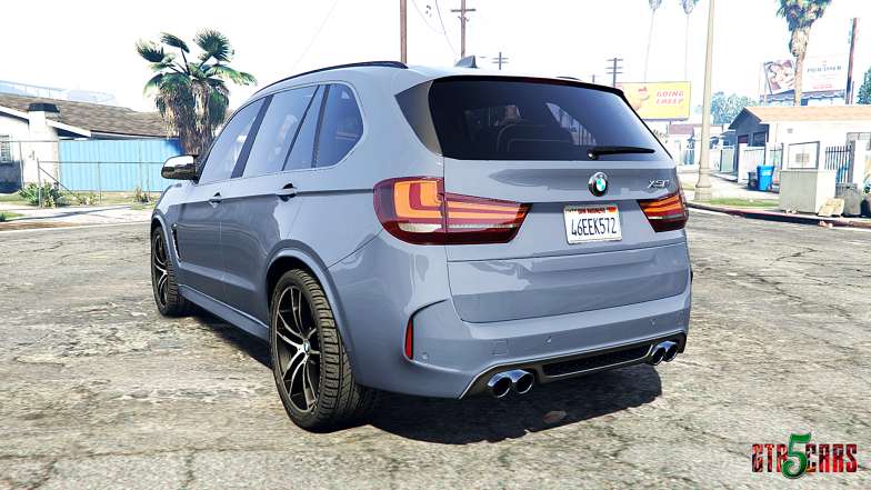 BMW X5 M (F85) 2016 [replace] - rear view