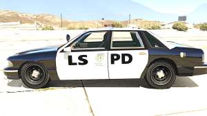 Police car from GTA San Andreas - side view