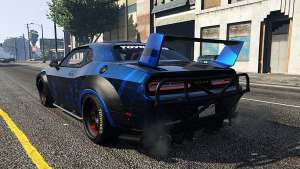Dodge Challenger 2015 (Super Tuning) - rear view