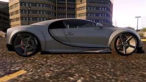 Bugatti Chiron Widebody - side view
