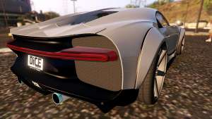 Bugatti Chiron Widebody - rear view