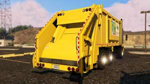 Portugal, Madeira Garbage Truck CMF Skin - rear view