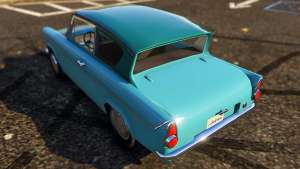 Ford Anglia 1959 from Harry Potter - rear view